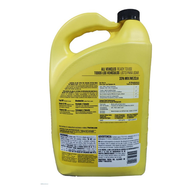 Anticongelante/refrigerante Coolant Prestone 33%