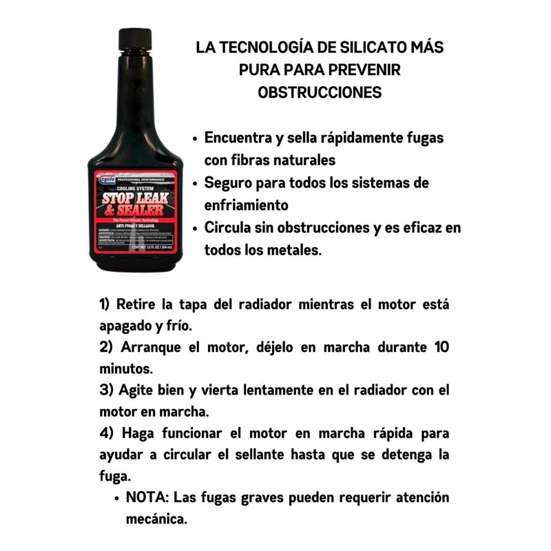 Antifuga Y Sellador Radiador Cyclo 354ml