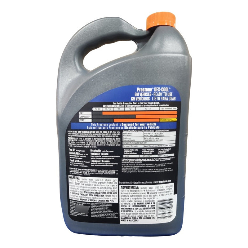 Anticongelante/refrigerante Coolant Dexcool 50/50 Prestone
