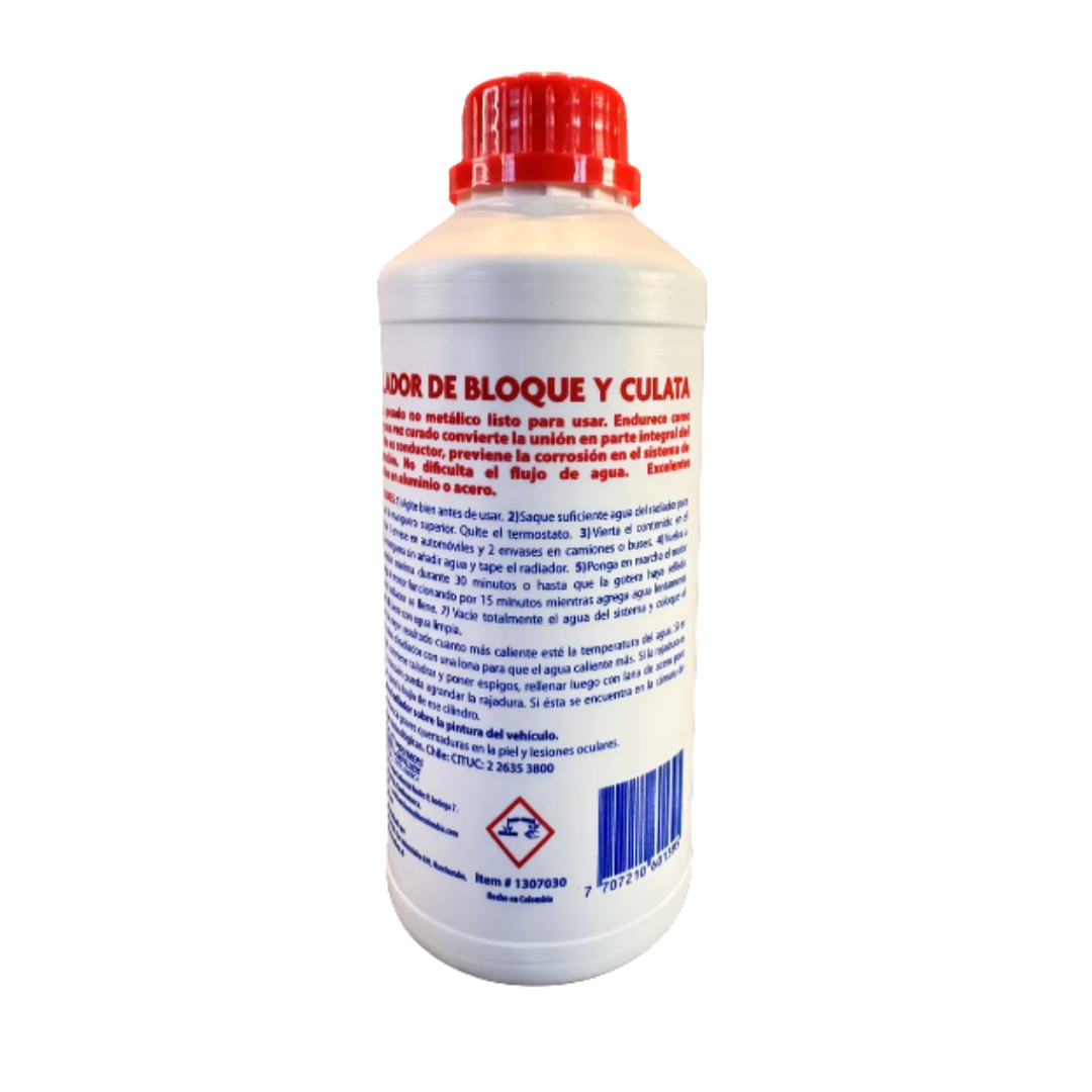 Sellador de Block y Radiador 473 ml | Sellador Motor y Sistema de Refrigeración