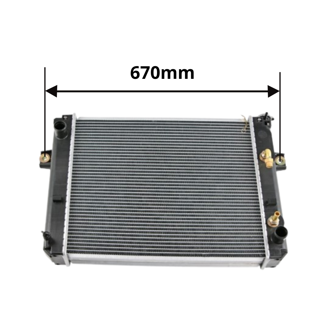 Radiador grúa Komatsu FD10 / FD15 / FD20 / FD25 / FD30 (Serie -12 / -16)