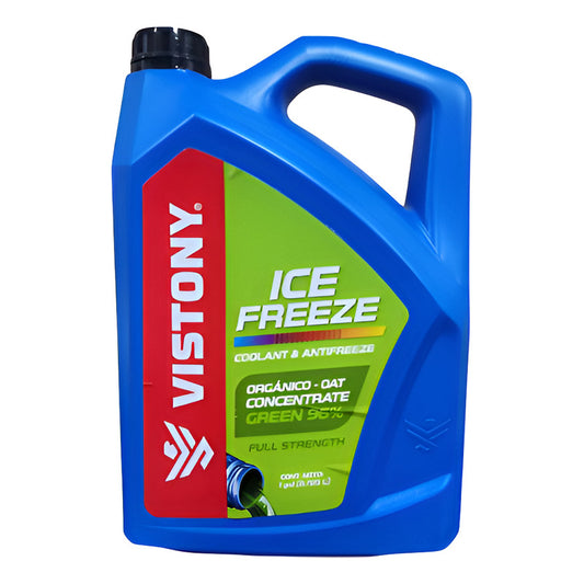 Anticongelante/refrigerante Coolant Ice Freeze Concentrado verde Visonty 4L