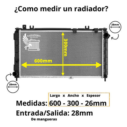 Radiador Motor Changan Cv1 1.0 2013-2016