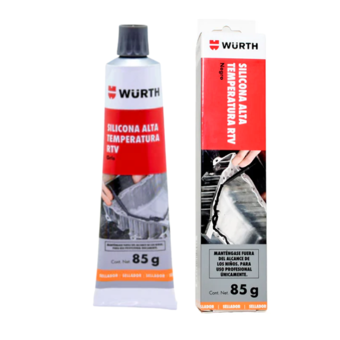 Silicona Alta Temperatura Negra 85gr